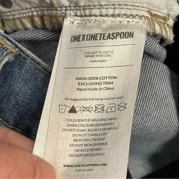 One X One Teaspoon Awesome baggies low waist medium rise relaxed leg tapered - Picture 4 of 11